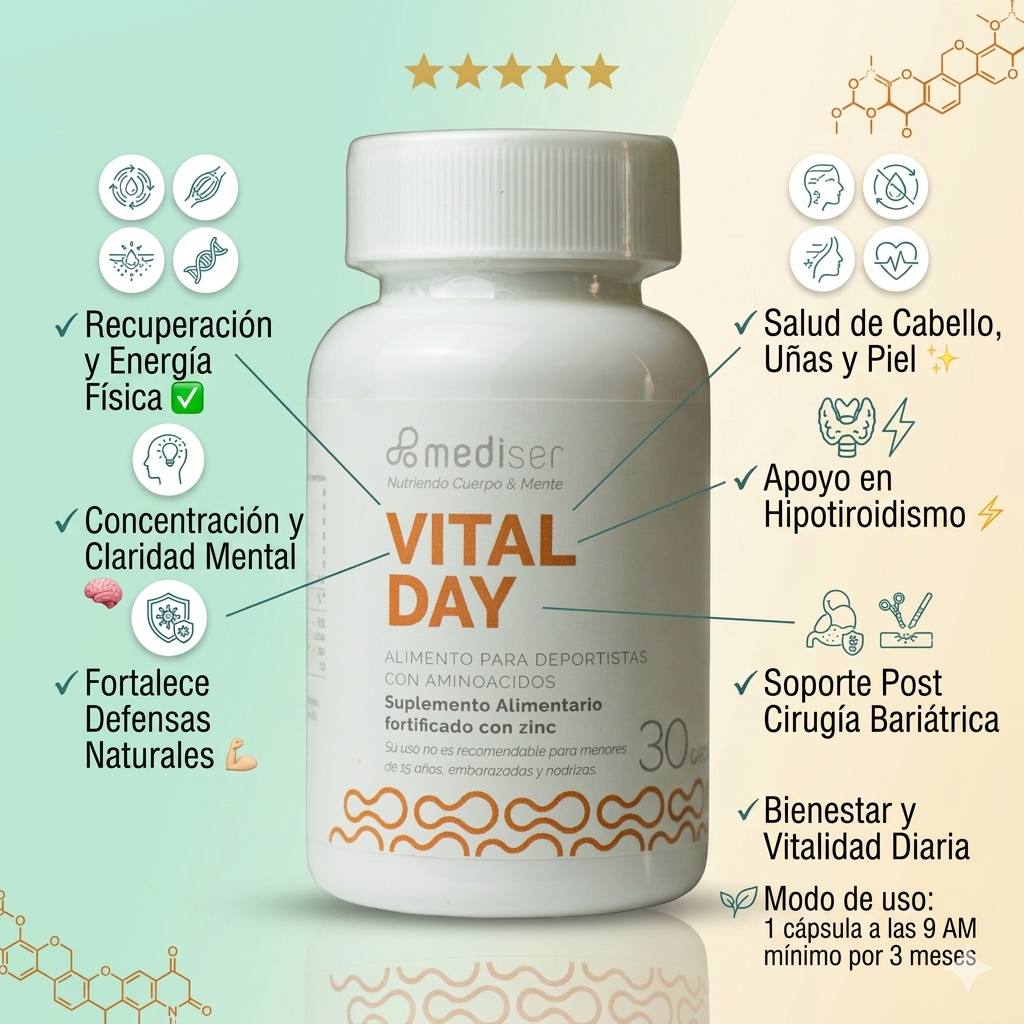 🌟 Vital Day: Tu fuente de energía y bienestar 🌟